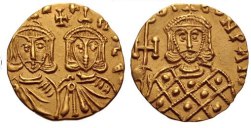 SB1565 Constantine V Copronymus. Solidus. Syracuse (Sicily)