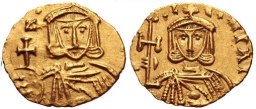 SB1567 Constantine V Copronymus. Tremissis. Syracuse (Sicily)