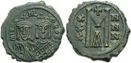 SB1618 Michael I Rhangabe. Follis. Constantinople