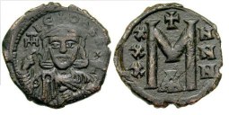 SB1629 Leo V the Armenian. Follis. Constantinople
