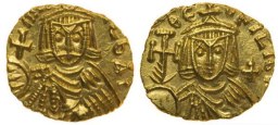 SB1650 Michael II the Amorian. Tremissis. Syracuse (Sicily)