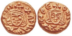 SB1651 Michael II the Amorian. Tremissis. Syracuse (Sicily)