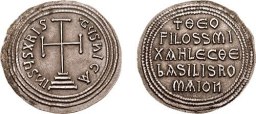 SB1664 Theophilus. Miliaresion. Constantinople
