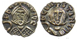 SB1715 Basil I the Macedonian. Tremissis. Syracuse (Sicily)
