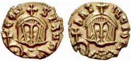 SB1716 Basil I the Macedonian. Tremissis. Syracuse (Sicily)