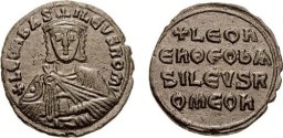 SB1729 Leo VI the Wise. Follis. Constantinople