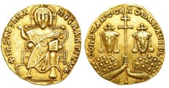 SB1741 Constantine VII and Romanus I Lecapenus. Solidus. Constantinople