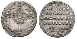 SB1781 Nicephorus II Phocas. Miliaresion. Constantinople