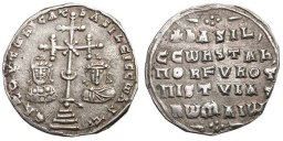 SB1811 Basil II Bulgaroktonos. Miliaresion. Constantinople