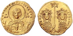 SB1827 Zoe and Theodora. Histamenon nomisma. Constantinople