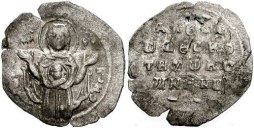 SB1899 Alexius I Comnenus. 1/3 miliaresion. Constantinople