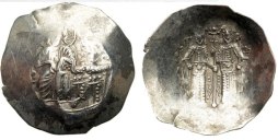 SB2010 Alexius III Angelus-Comnenus. Aspron trachy. Constantinople