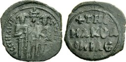 SB2441 Andronicus II and Michael IX. Assarion. Constantinople
