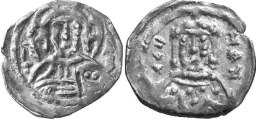 SB2553 Manuel II Palaeologus. 1/8 stavraton. Constantinople