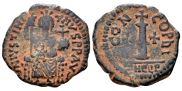 SB234 Justinian I. Decanummium (10 nummi). Antioch (Theoupolis)
