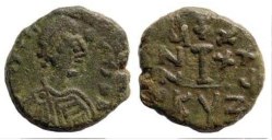SB209 Justinian I. Decanummium (10 nummi). Cyzicus